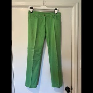 Green casual trousers